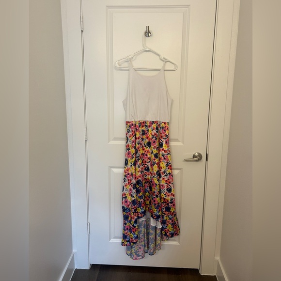 [M] Hutch for Anthropologie Bethanie Hi Lo Floral Dress - Picture 1 of 9